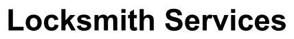 Locksmith Services